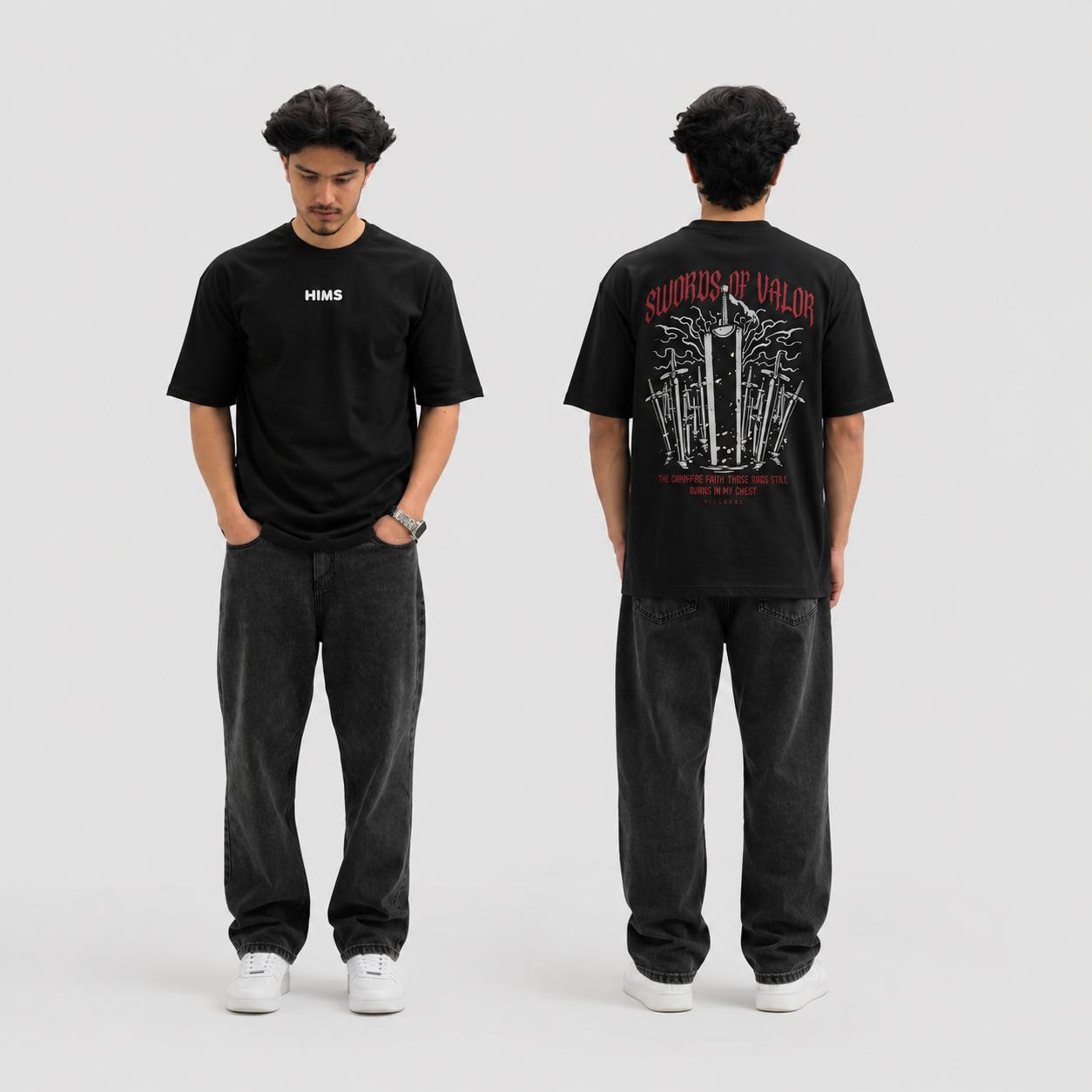 Swords of Valor Oversized T-Shirt