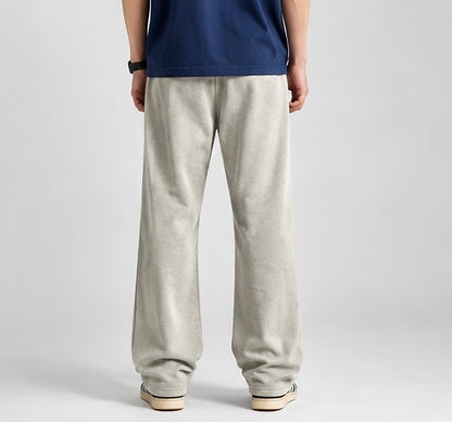 Essential Beige Wide-Leg Trousers