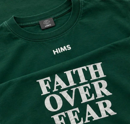 Faith Over Fear Oversized Graphic T-Shirt